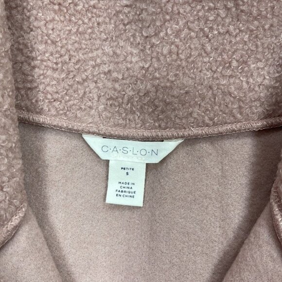 Caslon Quarter Zip Fleece Pullover - Picture 4 of 8